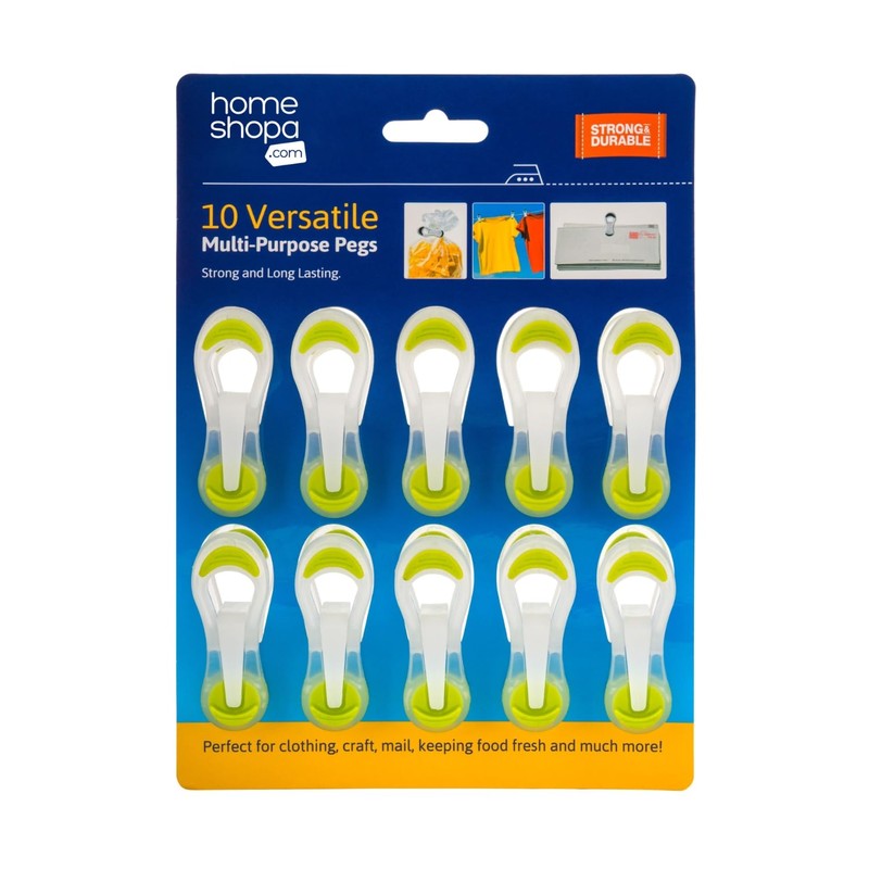 Strong Soft Grip Clothes Pegs for Washing Line Laundry Versatile