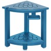nalone Corner Shower Stool, HDPE Shower Bench for Inside Shower,
