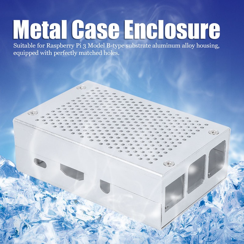 Metal Case Enclosure Heat Sink Dust‑Proof Chassis Motherboard Parts for