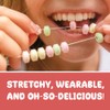 24 Candy Bracelets Individually Wrapped, Stretchable Vintage Candy Jewelry for