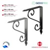 Gedotec Ornamental Console Heavy Duty Metal Heavy Duty Support |