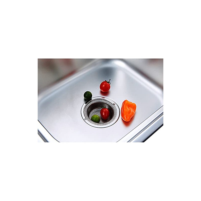 Kitchen Sink Strainer, 2-Pack Sink Strainer Basket with Handle, 4.5"