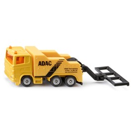 Siku 1493 ADAC Tow Truck Toy Car for Kids, Metal/Plastic, Yellow, Lifting and Lowering Tow Device