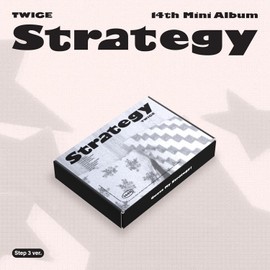TWICE STRATEGY 14th Mini álbum versión estándar de libro de fotos (paso 3 ver.)