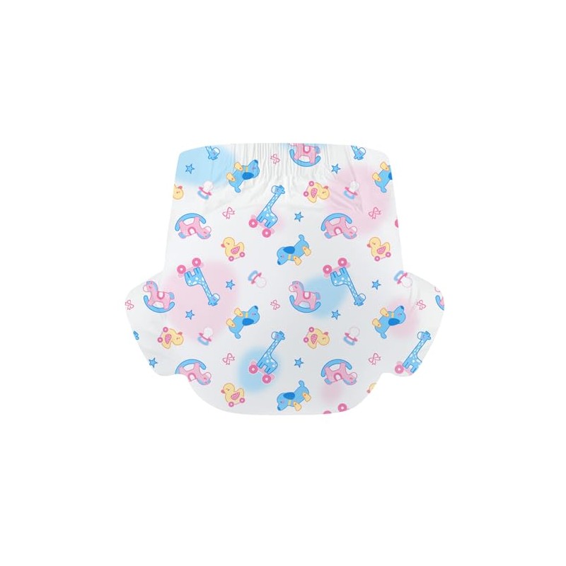 CutiePlusU Adult Nappies, Pack of 2, Disposable Incontinence Briefs with
