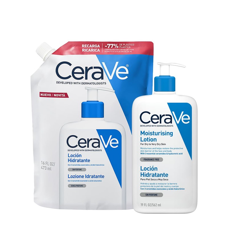 CeraVe Refill Loción Hidratante 16oz | Piel Normal a Seca