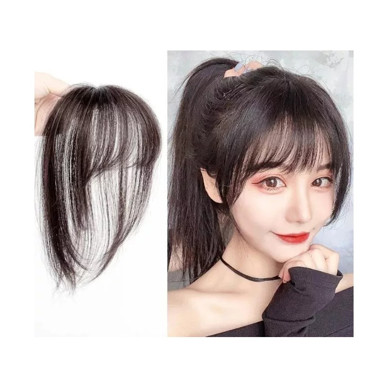 TO Flequillo De Cabello Humano 3d Invisible Cabeza Sin Costuras