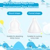 Fabbay 40 Pcs Nasal Aspirator Replacement Tips Silicone Tips for