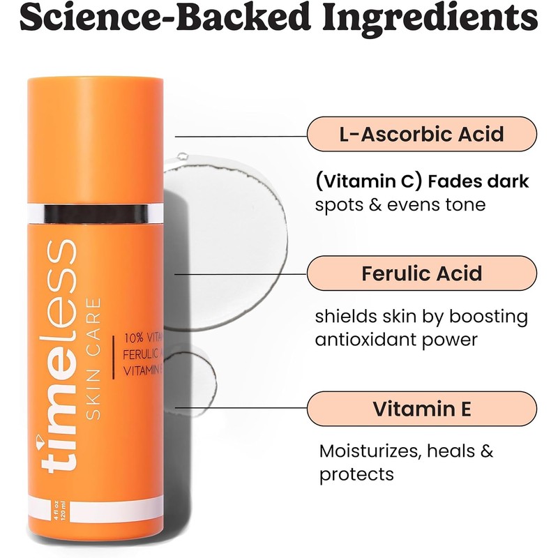 Timeless Vitamin C Plus E 10 Percent Ferulic Acid Serum