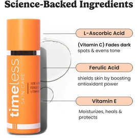 Timeless Vitamin C Plus E 10 Percent Ferulic Acid Serum Serum Unisex 4 oz