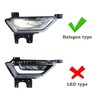 KAMDKI Right Passenger Side Halogen Fog Light Compatible for 2021