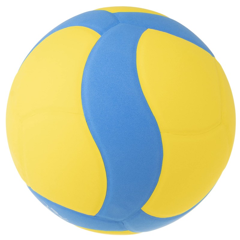Mikasa MVB010-YBL Mixed Volleyball Game Ball, No. 5, Yellow/Blue, Yellow/Blue