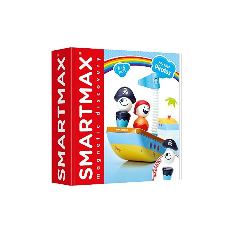 SmartMax My First Pirates - Juego de construcción magnético para