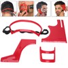 4 Pieces Beard Shaping and Styling Tool, Moustache Edge Shaving
