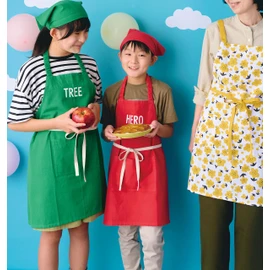 REP Kids' Apron, Notebook, Green, L
