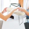 Nail Arm Rest Hand Cushion, RISVOWO PU Leather Hand Rest