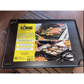 Lodge Seasoned Cast Iron Double Sided Grill/Griddle