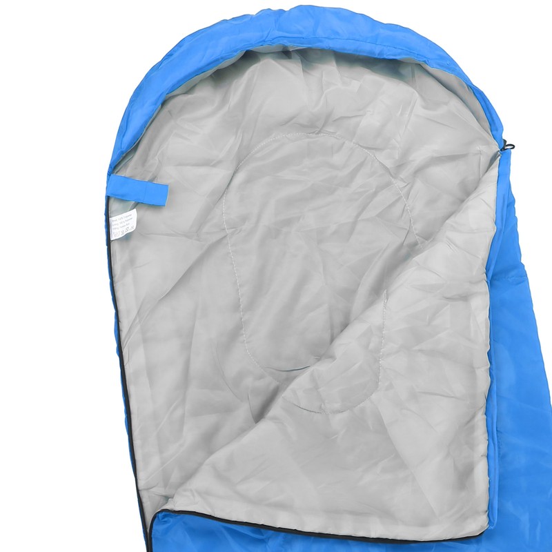 Adult Outdoor Envelope Sleeping Bag with Hood Waterproof for Camping