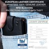 Lavalen Soft Leather Wallets for Men UK - RFID Blocking