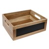 Olympia Display Crate with Chalkboard Side 1/2 Gn 325X265X120mm -
