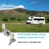 X-Haibei 6 Pack Cabinet Locks with Keys, 7/8" RV Storage