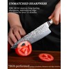 Jingseiho Professional Knife Set - VG-10 67-Layer Damascus Forged Steel,