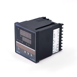 WANGCL AC 220V PID Controller Digital Intelligent Thermostat Adjustable Temperature Switch Support K-type Thermocouple Contactor Relay - 0-1372℃