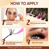 Lash Clusters Wispy 60D Cluster Eyelash Extensions 320pcs Individual Natural