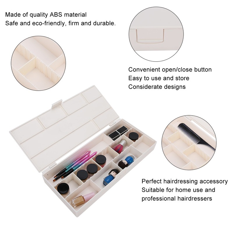 Rubber Bands Clip Storage Box Jewelry Earrings Organizer Hairdressing Tool