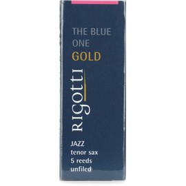 Rigotti RG5.JST Gold Jazz Tenor Saxophone Reeds - 4 Strong (5-pack)