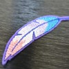 Feather Patch, Iron, Embroidery, Stylish, Applique, Easy to Use for