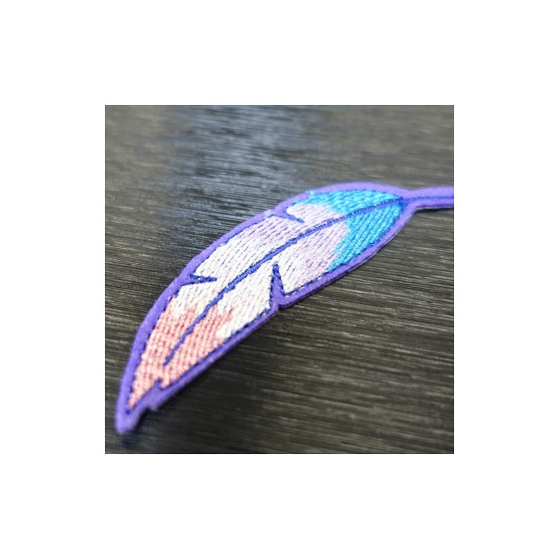 Feather Patch, Iron, Embroidery, Stylish, Applique, Easy to Use for