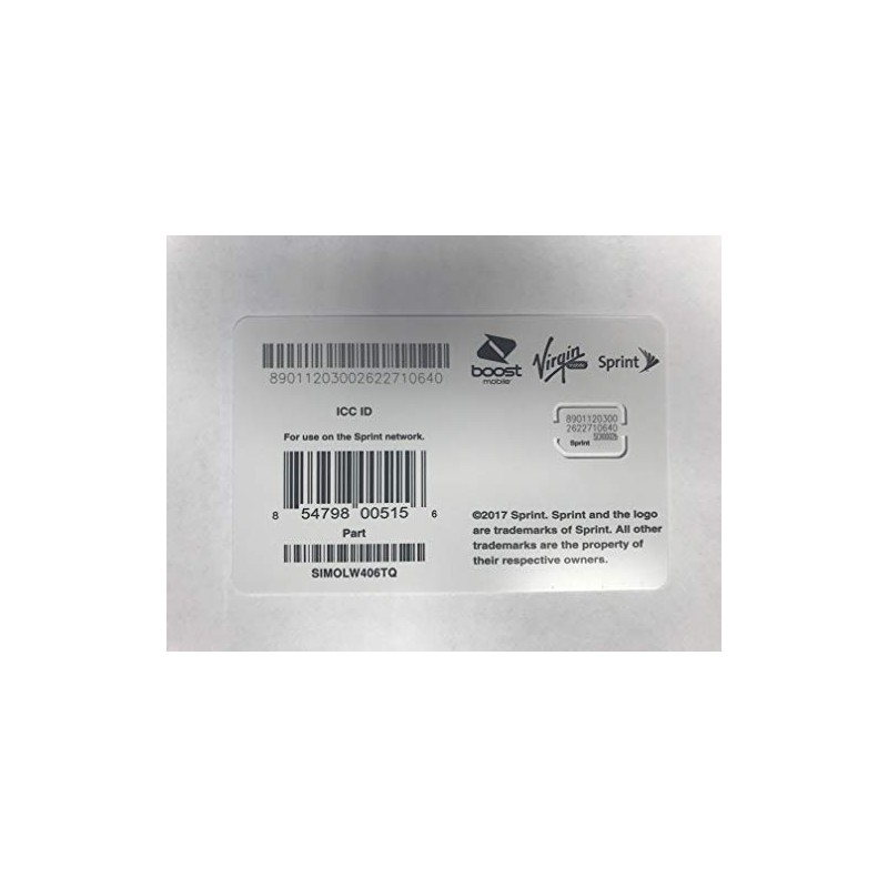 Sprint Sim SIMOLW406TQ