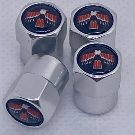 Newstar 1967 1968 1969 67 68 69 Pontiac Firebird  Valve Stem  Caps chrome metal wheels
