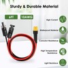 MOOKEERF Solar to XT60 Extension Cable 10AWG 6FT Solar Connector