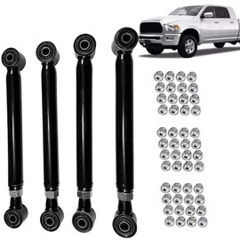 BST BSSP Adjustable Control Arms for 2003-2009 Dodge Ram 2500 3500 4WD 4X4 1 to 6inch Lift Heights Upgraded HD Steel DOM for Front Lifted Trucks
