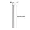 sourcing map pack of 10 Ground dowel pin 304 stainless