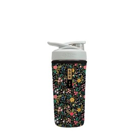 Sok It Botl Sok Protein Shaker Bottle Sleeve Insulated Neoprene Cover (English Garden Picnic, Fits 28oz Blender)