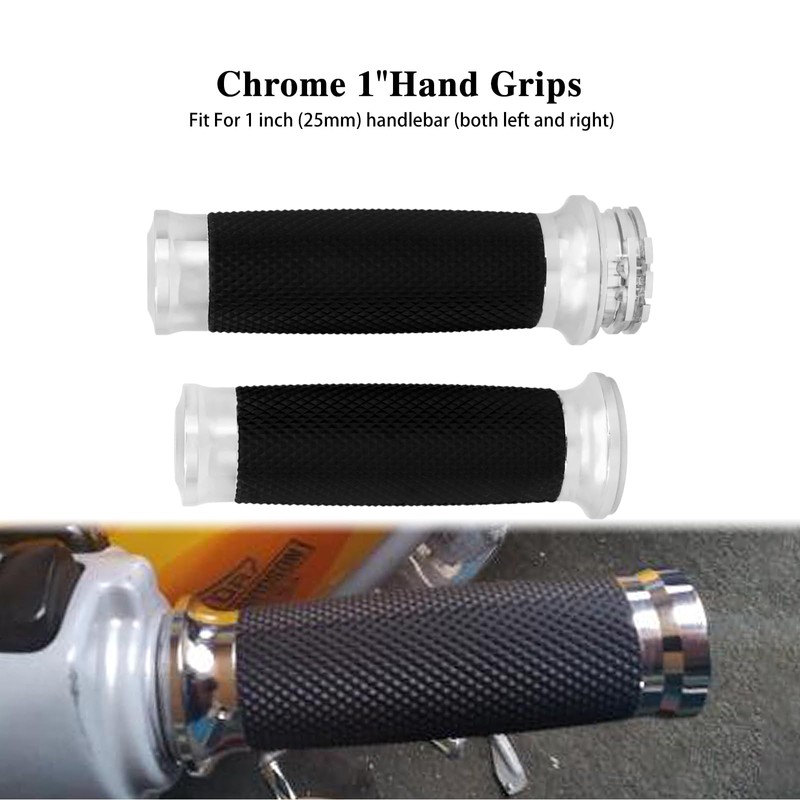 HCmotorku Bike Handle Grip Grip 1" Handlebar Hand 25mm for