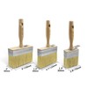 ROLLINGDOG Deck Stain Brush Set - Limewash Brush Wood Handle