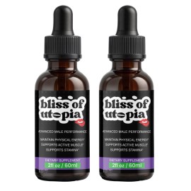 Unbranded (2 Pack) Bliss of Utopia Drops for Men, Advanced Male Health Support Formula