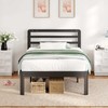 BOSRII Premium Quality Twin Size Bed Frame - Reinforced Thickened