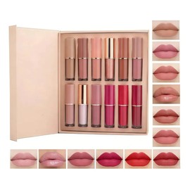 12 Colores Labiales Mate Larga Duracion Pintalabio Regalo Handaiyan