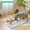 TRZZ Silicone Waterproof Under Sink Mat 34" x 19", Drip