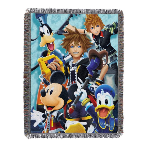 Northwest Kingdom Hearts, Ready for the Road, 48" x 60" Throw, Woven Tapestry Blanket