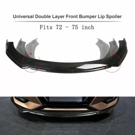Unbranded Front Bumper Lip Spoiler Splitter Side Skirt Rear Lip Body For Chrysler 300 SRT8