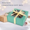 Light Green Gift Box with Window,7.5"x7.5"x3.1" Bridesmaid Box for Gift