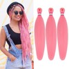 Dorsanee Pink Braiding Hair Pre Stretched 20 Inch 3 Packs