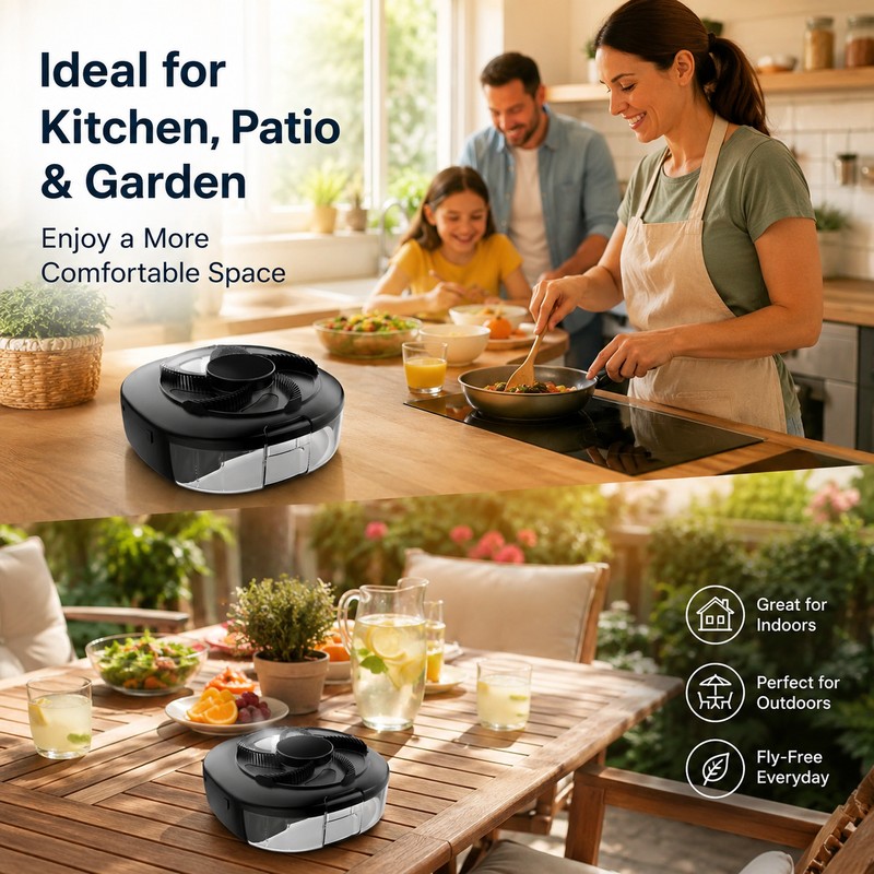 Rechargeable Electric Fly Trap for Indoor Pest Control – USB