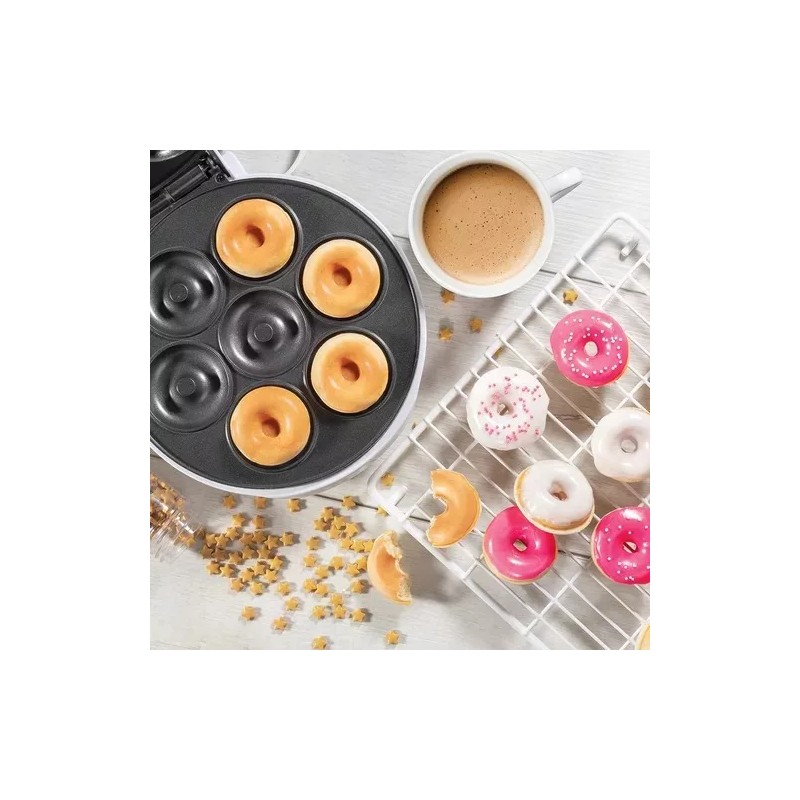 Innovaciones Mini Máquina Para Hacer Donas 7espacios Electrica Mini Donas